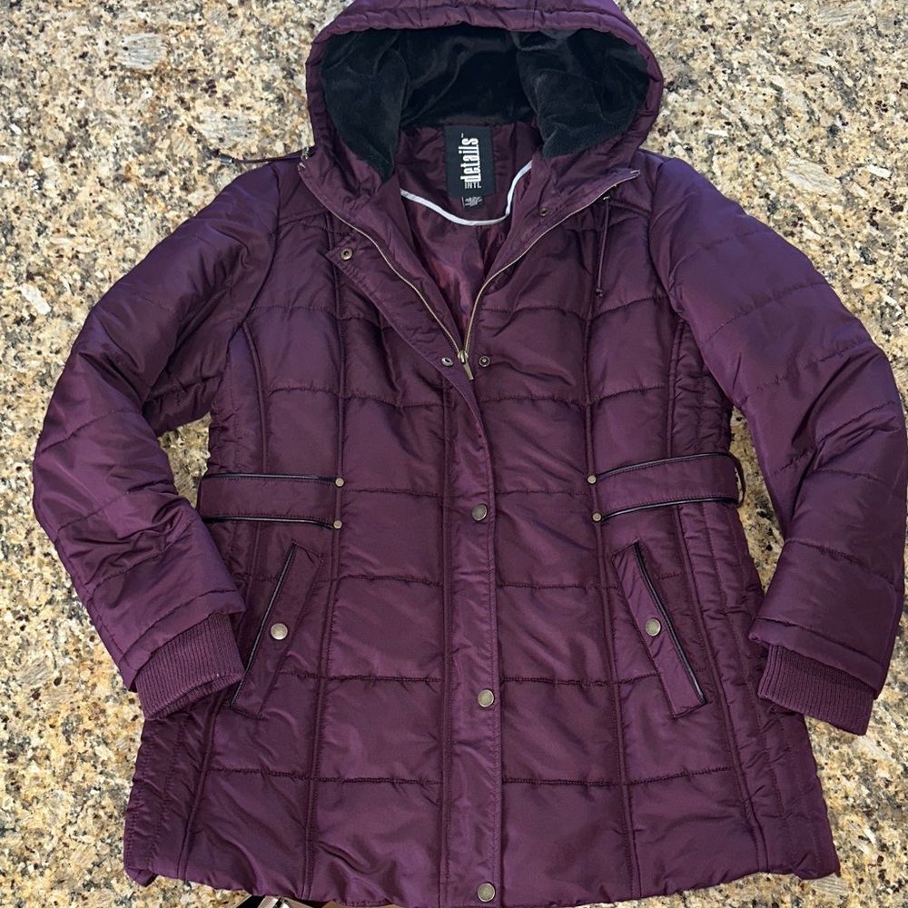 Stylish Purple Puffer Jacket